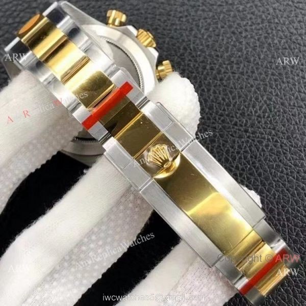 Custom Edition AAA Replica Rolex Daytona 1:1 Noob Factory Cal.4130 Two Tone Diamond watch Custom Edition AAA Replica Rolex Daytona 1:1 Noob Factory Cal.4130 Two Tone Diamond watch