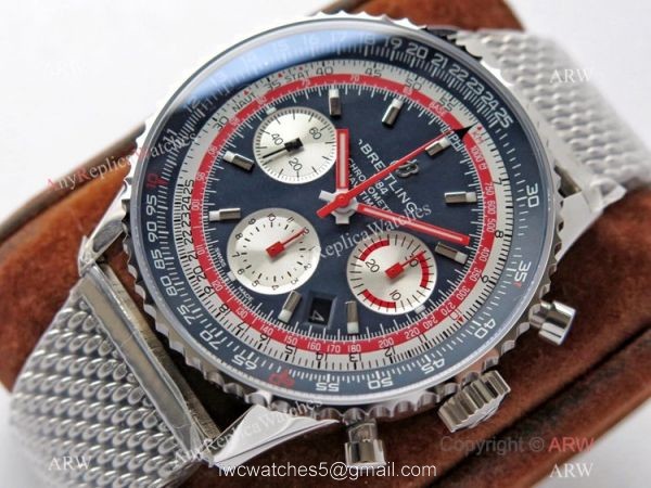 Swiss Grade 1A Breitling Navitimer Pan Am Edition Watch Replica 7750 Movement Blue Dial Swiss Grade 1A Breitling Navitimer Pan Am Edition Watch Replica 7750 Movement Blue Dial