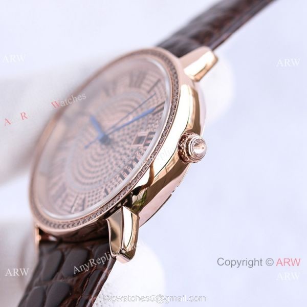 TW Swiss Relica Cartier Ronde Solo de Cartier Iced Out Watch Full Diamond Dial Roman Markers TW Swiss Relica Cartier Ronde Solo de Cartier Iced Out Watch Full Diamond Dial Roman Markers