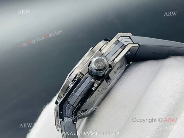 HB Factory New Hublot Big Bang Sang Bleu All Black Replica Watches 45mm HB Factory New Hublot Big Bang Sang Bleu All Black Replica Watches 45mm