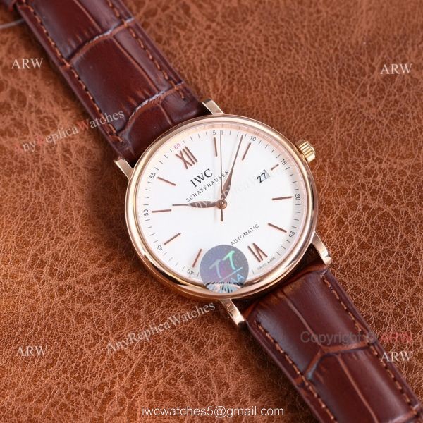 Knock-off IWC Portofino Citizen 9015 Rose Gold Case Watch Knock-off IWC Portofino Citizen 9015 Rose Gold Case Watch