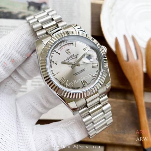 Copy Rolex Presidential Day Date Watches Ice Blue Dial 40mm Copy Rolex Presidential Day Date Watches Ice Blue Dial 40mm