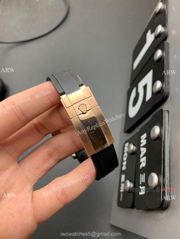 Copy Rolex Daytona Oysterflex Rubber Strap Watch Asian 7750 Movement Copy Rolex Daytona Oysterflex Rubber Strap Watch Asian 7750 Movement