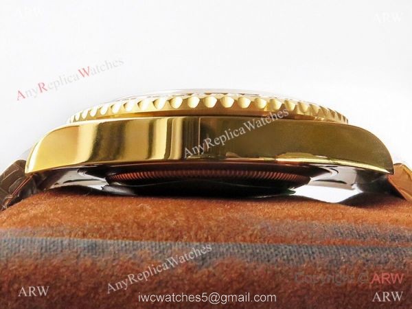 (ROF) Swiss Rolex GMT-master II Custom Luxury Watch Yellow Gold Diamond Band (ROF) Swiss Rolex GMT-master II Custom Luxury Watch Yellow Gold Diamond Band