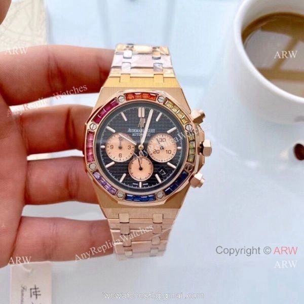 Replica Audemars Piguet Royal Oak Rainbow Watches Rose Gold Replica Audemars Piguet Royal Oak Rainbow Watches Rose Gold