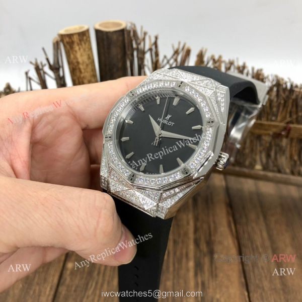 Swiss Quality Copy Hublot Big Bang Sang Bleu SS Diamond Watches Citizen Automatic Swiss Quality Copy Hublot Big Bang Sang Bleu SS Diamond Watches Citizen Automatic