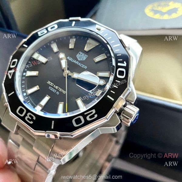 New Replica TAG Heuer Aquaracer 300m Automatic Watch Stainless Steel Black Dial New Replica TAG Heuer Aquaracer 300m Automatic Watch Stainless Steel Black Dial