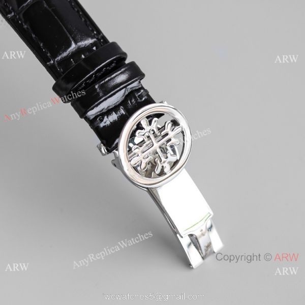 JH Swiss Copy Patek Philippe Perpetual Calendar Chronograph Watch SS Black Dial JH Swiss Copy Patek Philippe Perpetual Calendar Chronograph Watch SS Black Dial