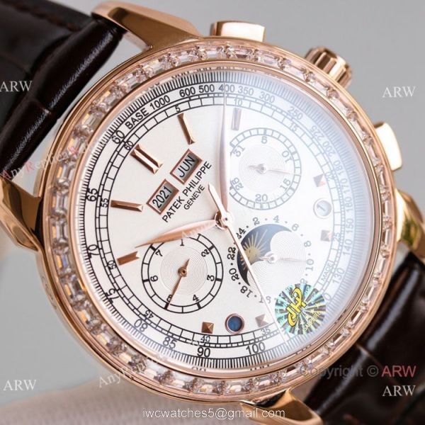 2021! JH Factory V2 Version Patek Philippe Grand Complication Copy Watch 5270J Rose Gold White Dial 2021! JH Factory V2 Version Patek Philippe Grand Complication Copy Watch 5270J Rose Gold White Dial
