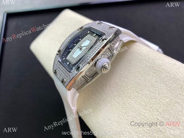 Copy Richard Mille RM07 Lady 31mm Watch Iced Out Diamond Copy Richard Mille RM07 Lady 31mm Watch Iced Out Diamond