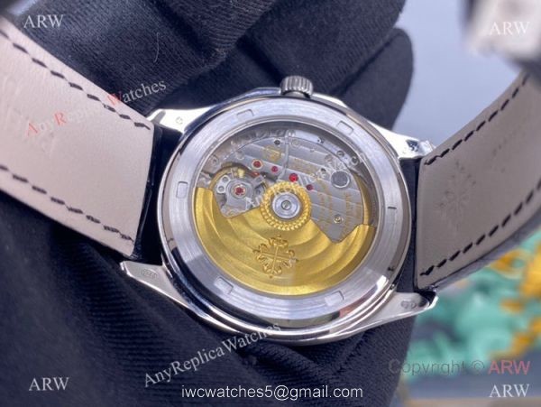 PPF Swiss Patek Philippe Aquanaut Lady Black Leather Strap Copy Watch PPF Swiss Patek Philippe Aquanaut Lady Black Leather Strap Copy Watch
