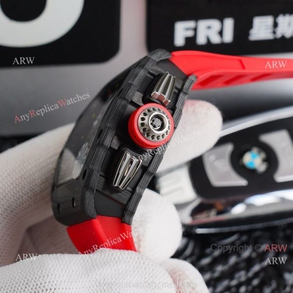Best Richard Mille Replica Watches RM 11-03 Red Rubber Band Carbon Fiber Watch Automatic Best Richard Mille Replica Watches RM 11-03 Red Rubber Band Carbon Fiber Watch Automatic