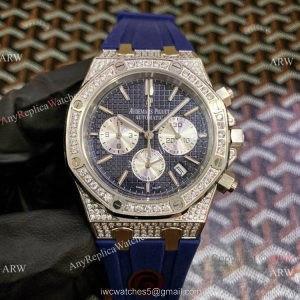 Iced Out Audemars Piguet Royal Oak Chronograph Watches 42mm for Men Iced Out Audemars Piguet Royal Oak Chronograph Watches 42mm for Men
