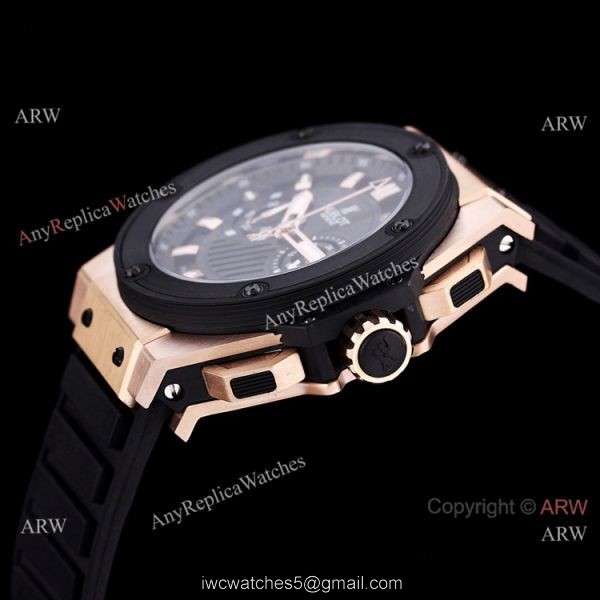 Best Copy Hublot Big Bang King Power VK Chronograph Watch Black and Rose Gold Best Copy Hublot Big Bang King Power VK Chronograph Watch Black and Rose Gold