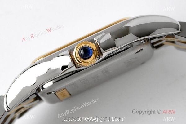 BV factory 1:1 Replica Panthere De Cartier 22mm Watch Two Tone White Dial BV factory 1:1 Replica Panthere De Cartier 22mm Watch Two Tone White Dial