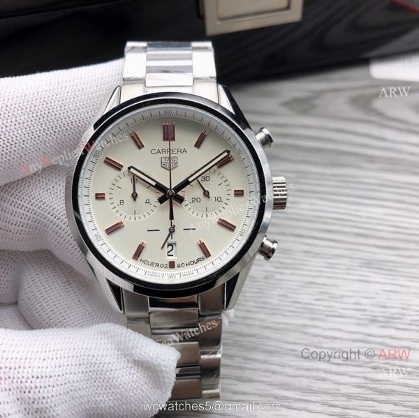40mm Tag Heuer Carrera Blue Face Stainles Steel Watches For Men Replica 40mm Tag Heuer Carrera Blue Face Stainles Steel Watches For Men Replica