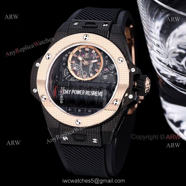 All Black Hublot Big Bang MP-11 Knockoff Watch 45mm With Black Rubber Strap All Black Hublot Big Bang MP-11 Knockoff Watch 45mm With Black Rubber Strap