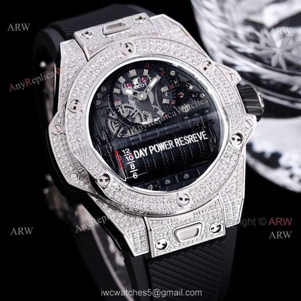 High Quality Replica Hublot Big Bang MP-11 Watch With Diamonds 45mm High Quality Replica Hublot Big Bang MP-11 Watch With Diamonds 45mm