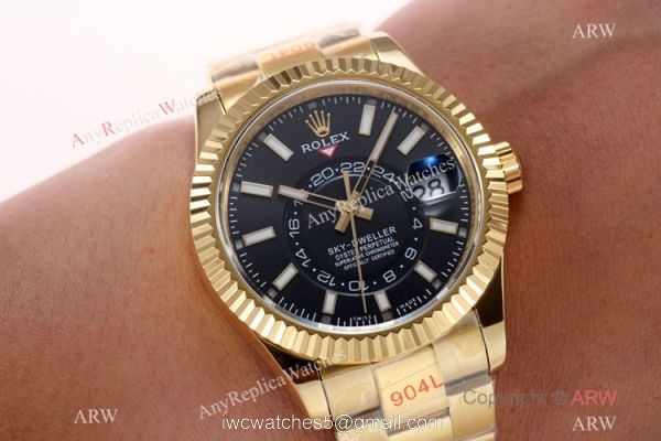 AI Factory Rolex SKY Dweller 42mm Yellow Gold Watch Rolex 1:1 Replica Watch AI Factory Rolex SKY Dweller 42mm Yellow Gold Watch Rolex 1:1 Replica Watch