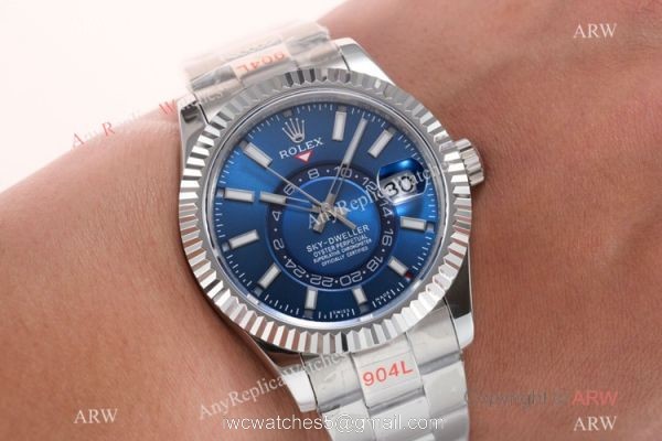 Super Clone Rolex Sky-Dweller AI Factory Swiss 9001 Blue Dial /1:1 Copy Watch Super Clone Rolex Sky-Dweller AI Factory Swiss 9001 Blue Dial /1:1 Copy Watch