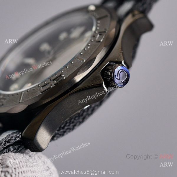 New 2021 Watch Swiss Replica Omega Black Seamaster Diver 300m Nato Strap New 2021 Watch Swiss Replica Omega Black Seamaster Diver 300m Nato Strap