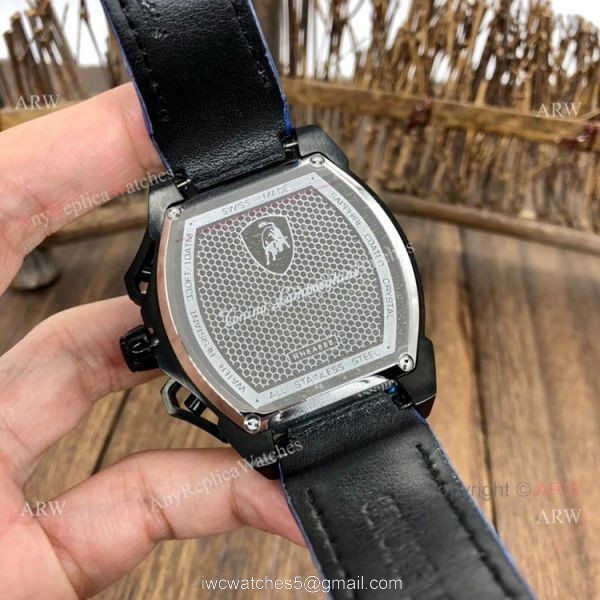 Replica Tonino Lamborghini Blue Face Chronograph Watch 46mm Replica Tonino Lamborghini Blue Face Chronograph Watch 46mm