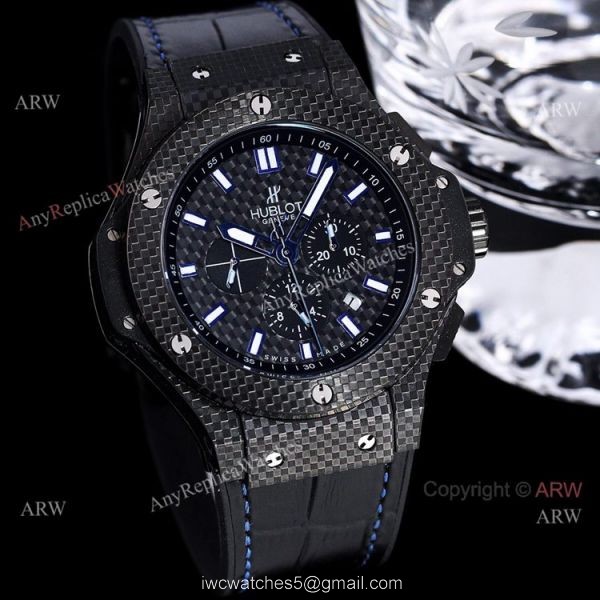 Hublot Big Bang 48mm All Black Carbon Fiber Automatic Watch High Copy Hublot Big Bang 48mm All Black Carbon Fiber Automatic Watch High Copy