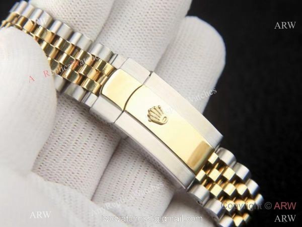2021 New Rolex Datejust Gold Palm dial Domed bezel Gold Jubilee Watch 2021 New Rolex Datejust Gold Palm dial Domed bezel Gold Jubilee Watch