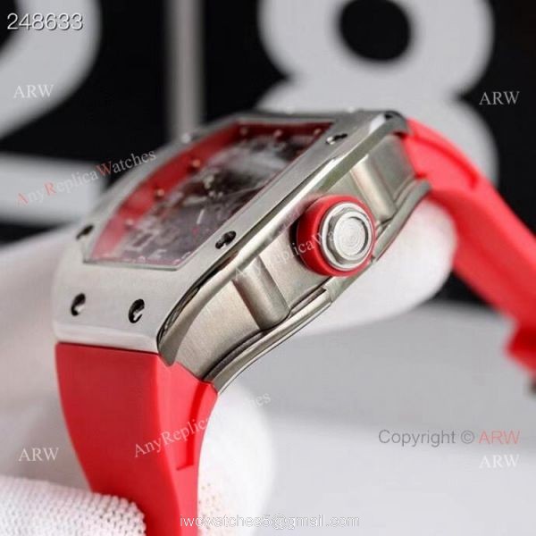 Knockoff Richard Mille RM 030 Rose Gold Watch Black Rubber Strap Knockoff Richard Mille RM 030 Rose Gold Watch Black Rubber Strap