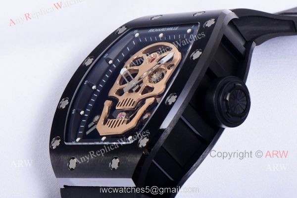 JB Factory Richard Mille Skull Watch RM52-01 Tourbillon Dial Best Copy JB Factory Richard Mille Skull Watch RM52-01 Tourbillon Dial Best Copy
