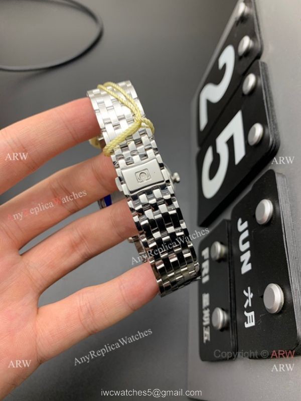 MKS Factory Copy Omega De Ville Prestige Blue Watch Classic Style MKS Factory Copy Omega De Ville Prestige Blue Watch Classic Style