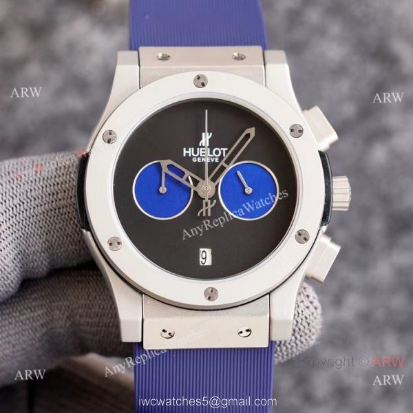 2021 New Copy Hublot Classic Fusion 43mm Watch Onyx Dial Green Subdials 2021 New Copy Hublot Classic Fusion 43mm Watch Onyx Dial Green Subdials