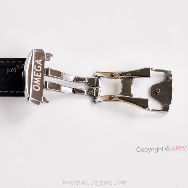 Swiss Quality Omega Aqua Terra Black Dial Black Leather Strap Copy Watch 41 Swiss Quality Omega Aqua Terra Black Dial Black Leather Strap Copy Watch 41
