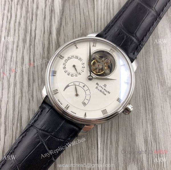 JB Factory Super Clone Blancpain Villeret Real Tourbillon Watch Cal.25 Movement JB Factory Super Clone Blancpain Villeret Real Tourbillon Watch Cal.25 Movement