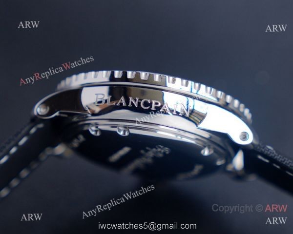 JH Blancpain Fifty Fathoms Swiss Watch Black Dial Black Bezel JH Blancpain Fifty Fathoms Swiss Watch Black Dial Black Bezel