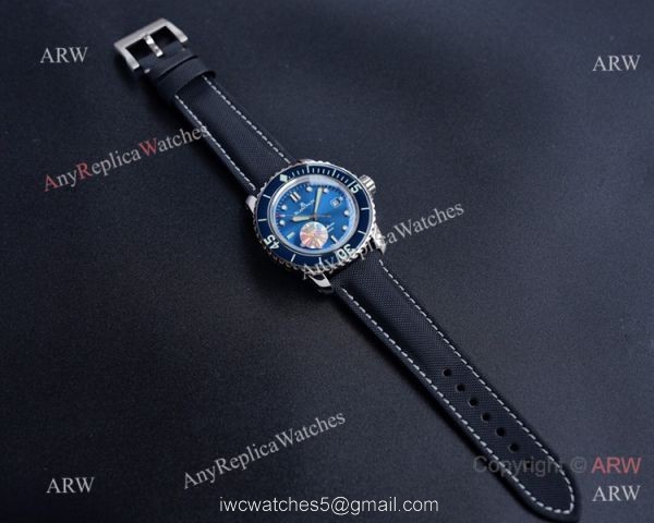 JH Replica Blancpain Fifty Fathoms Swiss Watch Bucherer Blue Dial Blue Bezel JH Replica Blancpain Fifty Fathoms Swiss Watch Bucherer Blue Dial Blue Bezel