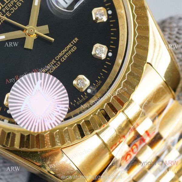 Swiss Quality Rolex Datejust II Citizen 8215 Watch Gold and Black Swiss Quality Rolex Datejust II Citizen 8215 Watch Gold and Black