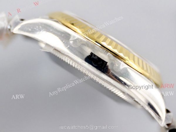 (EWF) 1:1 Rolex 31mm Datejust Two Tone White Mop Dial With Diamond Markers Replica Watch (EWF) 1:1 Rolex 31mm Datejust Two Tone White Mop Dial With Diamond Markers Replica Watch