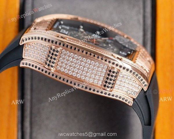 (RM Factory) High Quality Replica Richard Mille RM010 Rose Gold Diamond Watch (RM Factory) High Quality Replica Richard Mille RM010 Rose Gold Diamond Watch