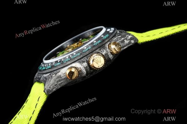 NEW! Super Clone TW Rolex DIW Daytona 7750 Watch NTPT Carbon Green Dial 40mm NEW! Super Clone TW Rolex DIW Daytona 7750 Watch NTPT Carbon Green Dial 40mm