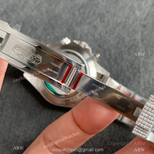 Replica Watch JVS Factory Iced out Daytona Rolex Watch 904L Stainless Steel 7750 Movement Replica Watch JVS Factory Iced out Daytona Rolex Watch 904L Stainless Steel 7750 Movement