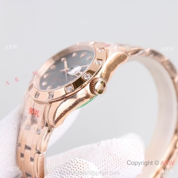 Swiss Replica Rolex Datejust Pearlmaster Swiss 2836 Watch Rose Gold 34mm Swiss Replica Rolex Datejust Pearlmaster Swiss 2836 Watch Rose Gold 34mm