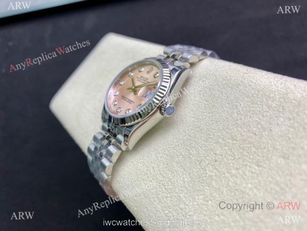 Swiss Grade Rolex Datejust 31mm TW Swiss 2836 Watch Pink Dial Jubilee Strap Swiss Grade Rolex Datejust 31mm TW Swiss 2836 Watch Pink Dial Jubilee Strap