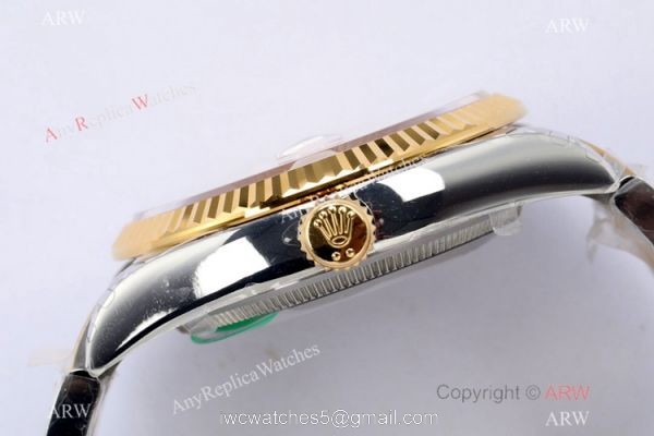 (EW) EW Factory Swiss 3235 Rolex Datejust 36 Gold Palm 2021 New 2-Tone Oyster Bracelet (EW) EW Factory Swiss 3235 Rolex Datejust 36 Gold Palm 2021 New 2-Tone Oyster Bracelet