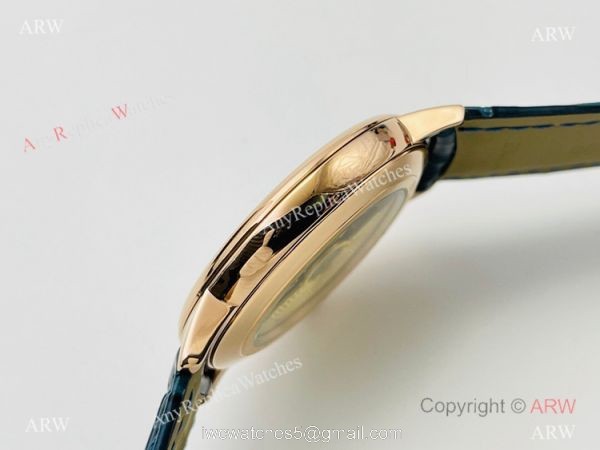 2021 New! MK Factory V4 Vacheron Constantin Patrimony 40mm Watch Rose Gold Blue Dial 2021 New! MK Factory V4 Vacheron Constantin Patrimony 40mm Watch Rose Gold Blue Dial