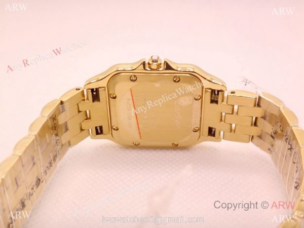 High Quality Cartier Panthere de Watch Yellow Gold Diamond Bezel 27mm High Quality Cartier Panthere de Watch Yellow Gold Diamond Bezel 27mm
