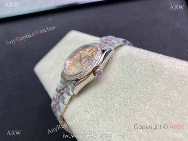 Swiss Replica Rolex Datejust WF Salmon Diamond Jubilee Watch 31mm Mid-size Swiss Replica Rolex Datejust WF Salmon Diamond Jubilee Watch 31mm Mid-size