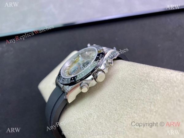 Swiss Copy Rolex Daytona A7750 Chronograph Watch Rhodium Gray Dial Oysterflex Strap Swiss Copy Rolex Daytona A7750 Chronograph Watch Rhodium Gray Dial Oysterflex Strap