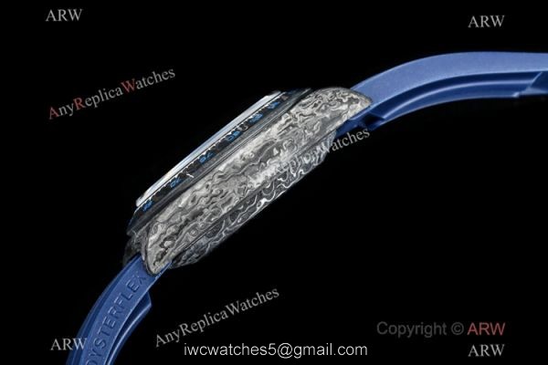 New! TW Factory Rolex Daytona Carbon Motley 7750 Chrongraph Watch Blue Oysterflex Strap New! TW Factory Rolex Daytona Carbon Motley 7750 Chrongraph Watch Blue Oysterflex Strap