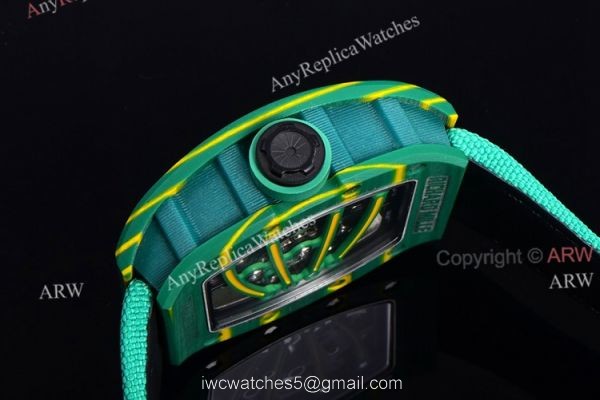 High End Replica Richard Mille 59-01 Tourbillon Yohan Blake Green Watch High End Replica Richard Mille 59-01 Tourbillon Yohan Blake Green Watch